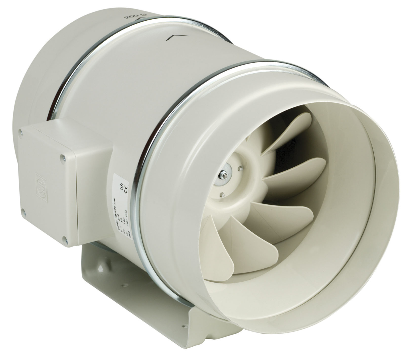 234//205m3//h 002844-2 velocità cod Ventilatore elico-centrifugo in linea diam.97mm 32//32W QMF100S di Aerauliqa