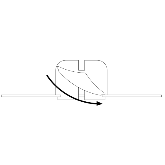 Deflettori EDE per lancio orizzontale
